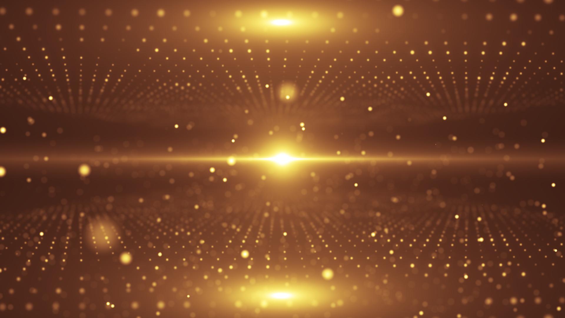 4k金色粒子光效颁奖背景视频的预览图