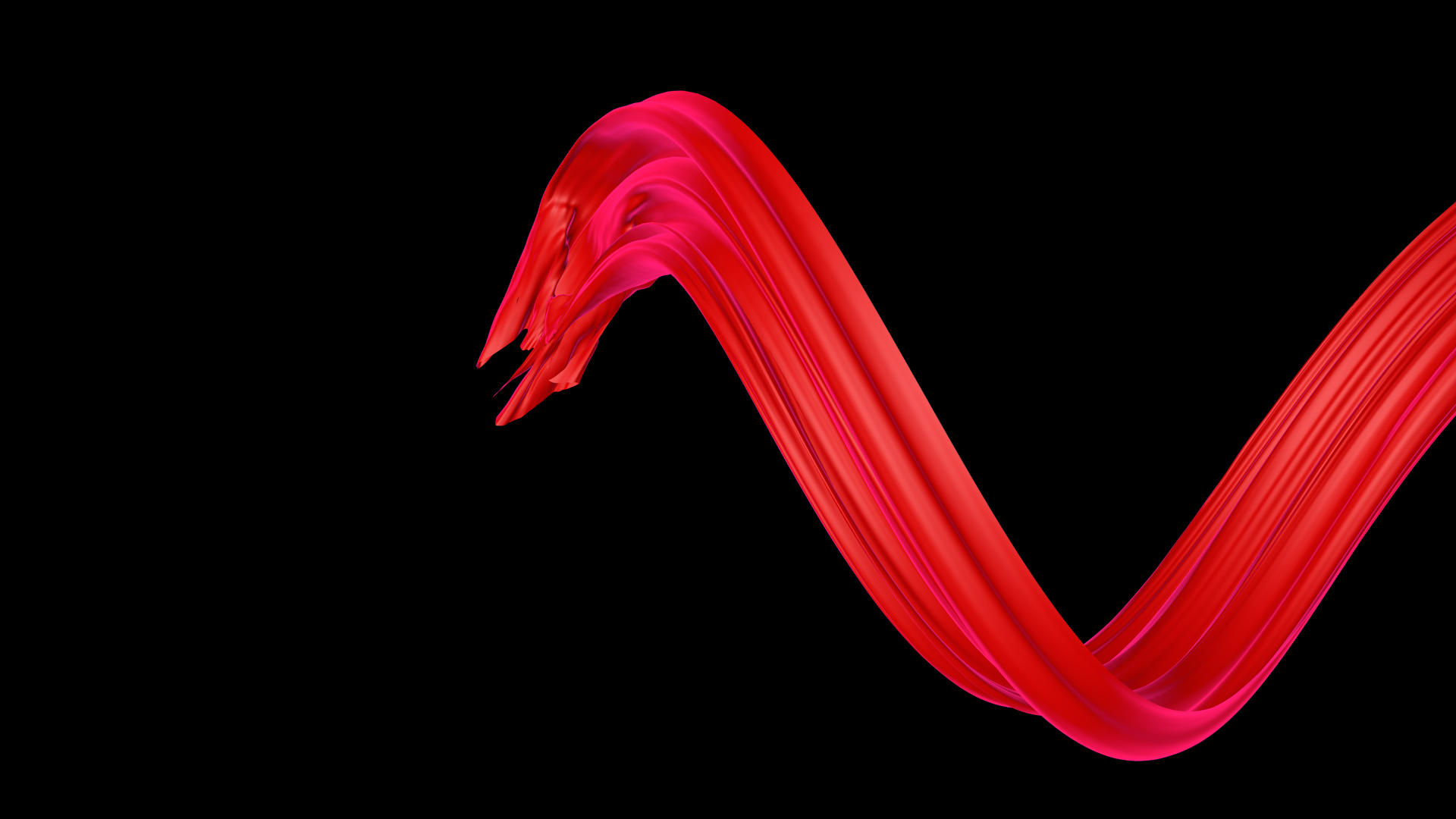 红绸飘动转场素材视频的预览图