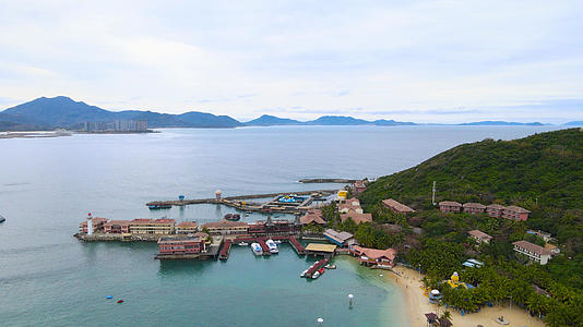 海南陵水5A风景区分界洲岛航拍地标合辑4K视频的预览图