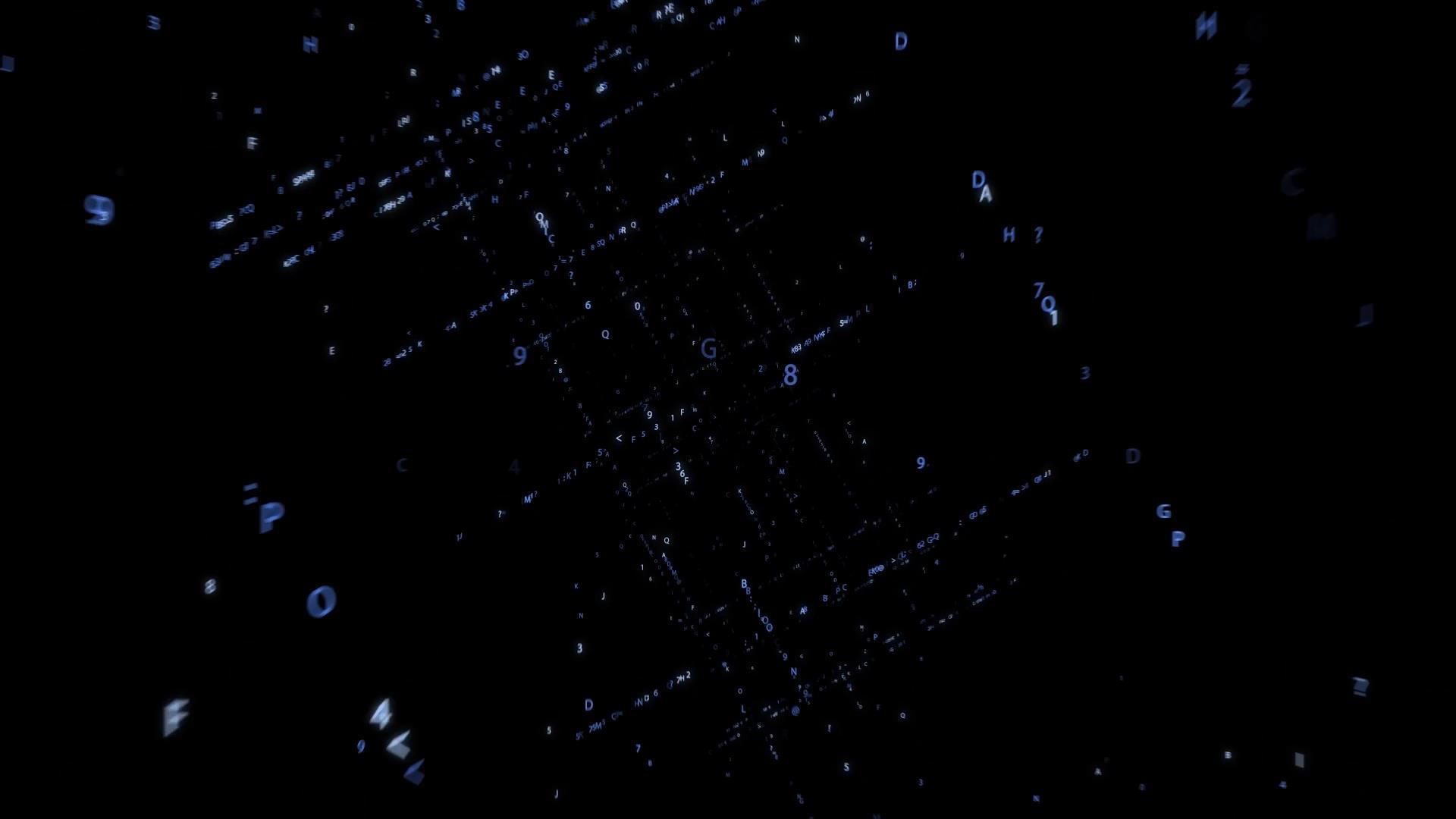 科技感数字信息空间穿梭带通道透明背景元素视频的预览图