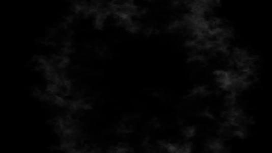 烟云在黑色背景中散去视频的预览图