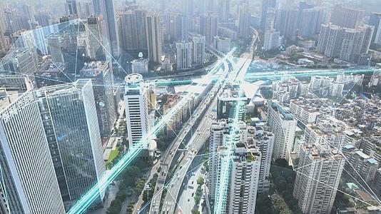 广州科技发展城市光线视频的预览图