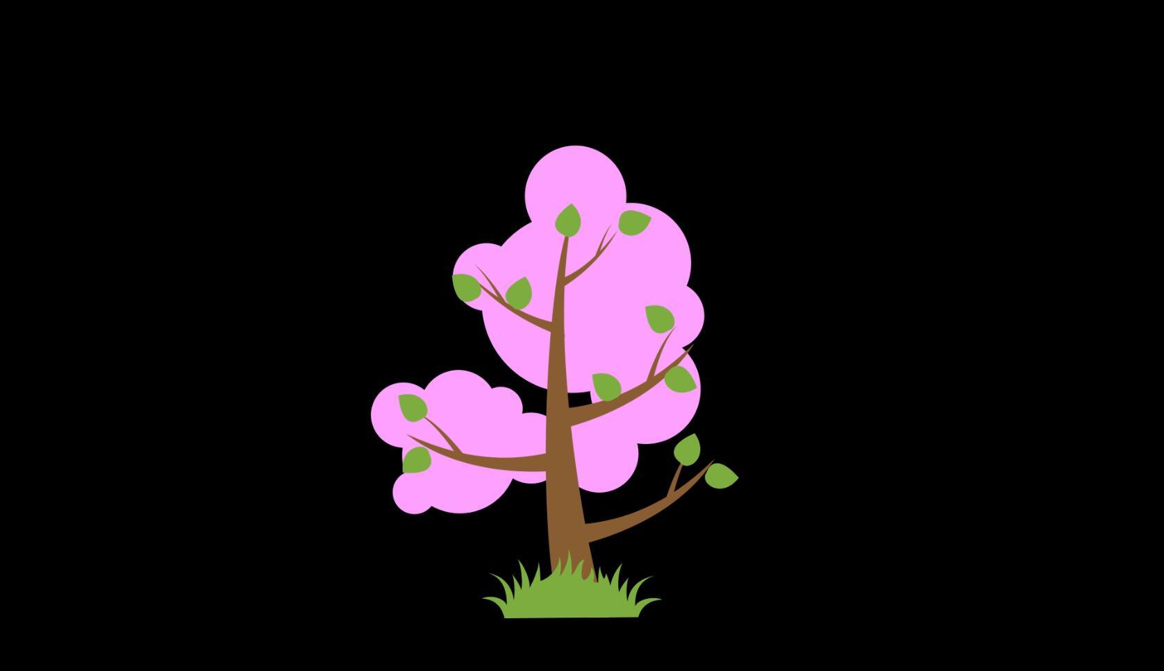 mg动态紫荆树生长视频素材视频的预览图
