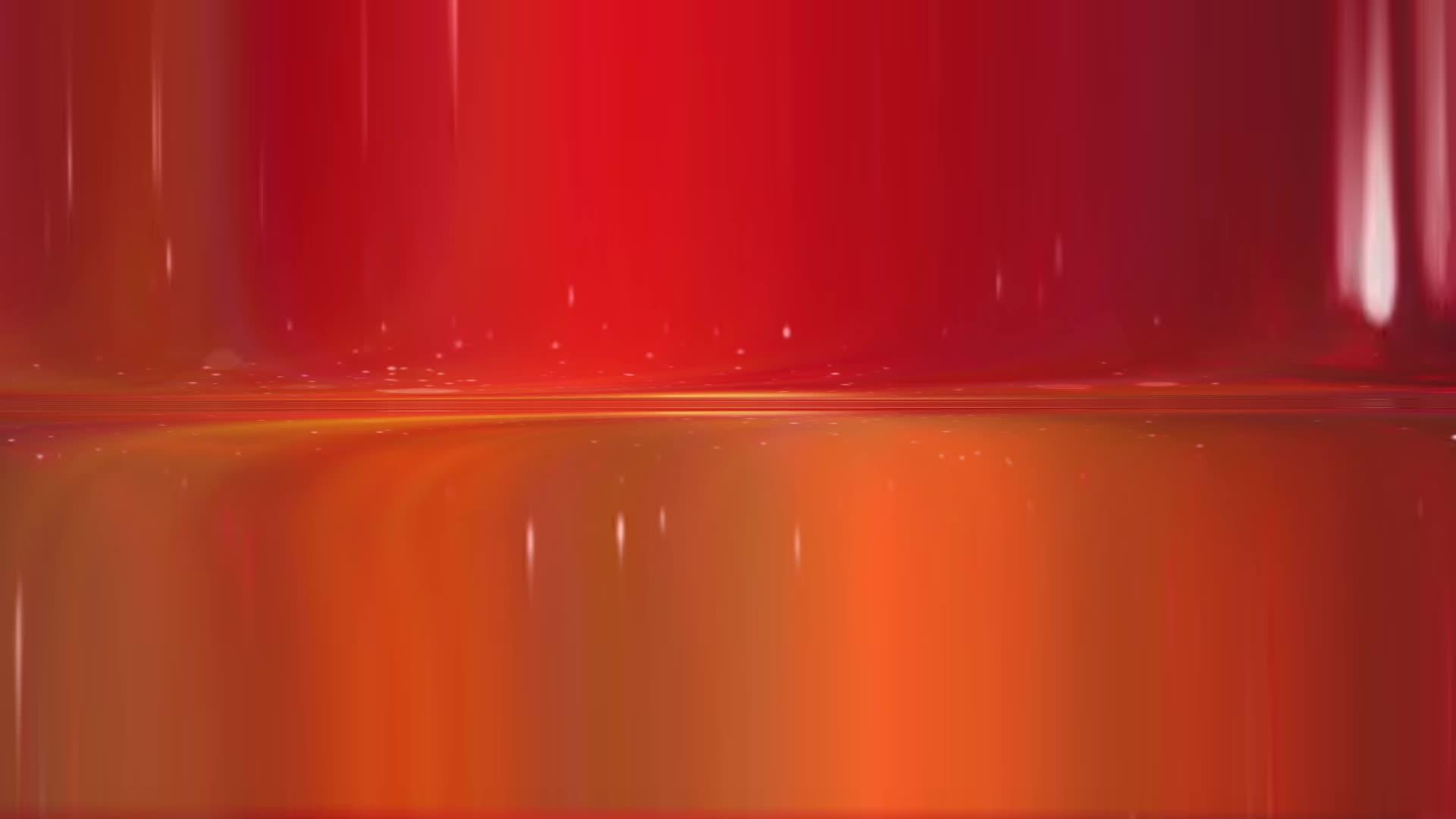 橙色移动月亮背景的抽象视频的预览图