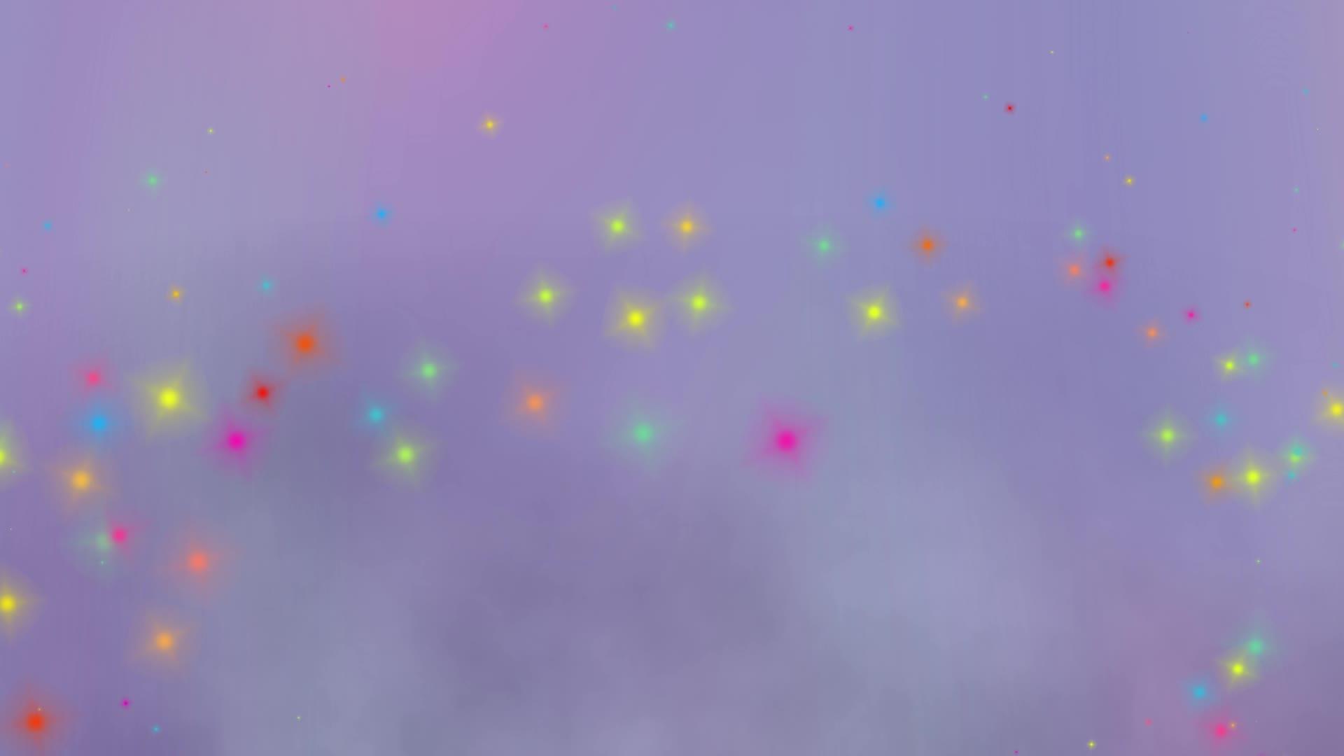 彩色火花的抽象银色背景视频的预览图