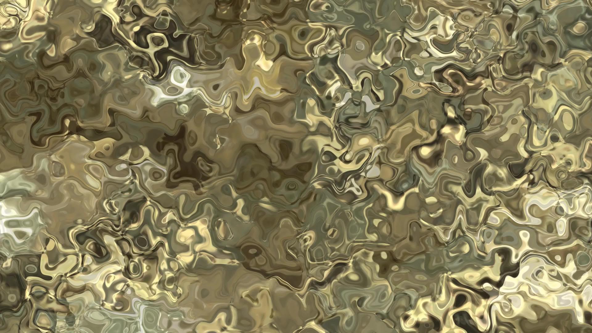 抽象的金色背景多线和移动视频的预览图