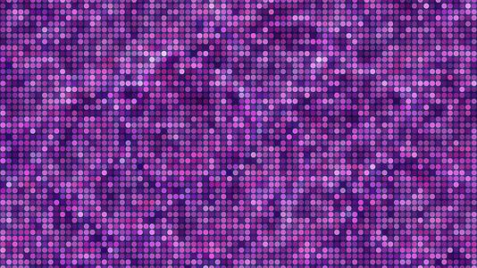 抽象的紫色背景与圆形粒子运动视频的预览图