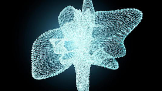 阿尔法频道抽象动画元素网格中有蓝色发光气泡视频的预览图