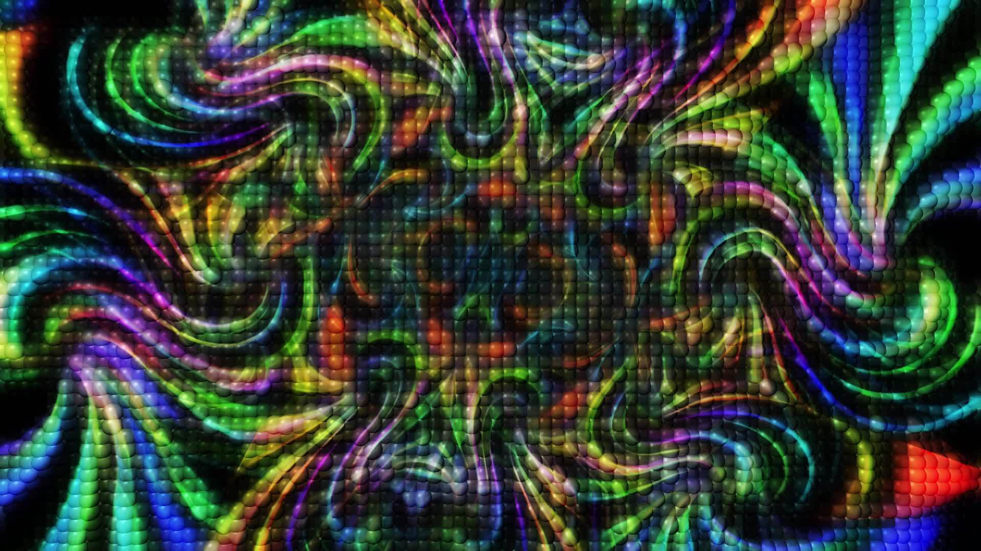 彩色球的抽象背景视频的预览图