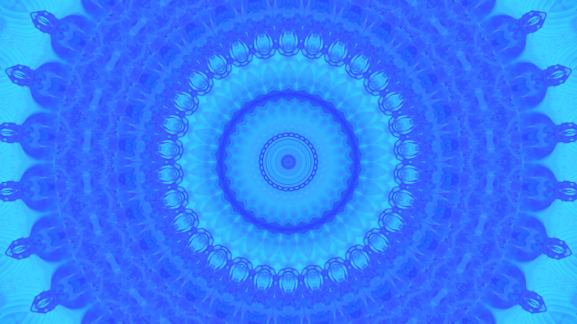 移动蓝色电力的抽象纹理aneonKaleidoscope视频的预览图
