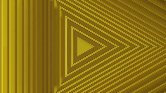 黄色极简主义抽象三角形图案具有移位效果视频的预览图