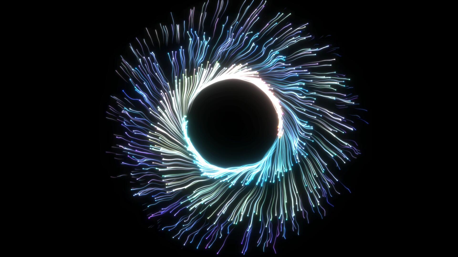 扭曲粒子光效视频的预览图