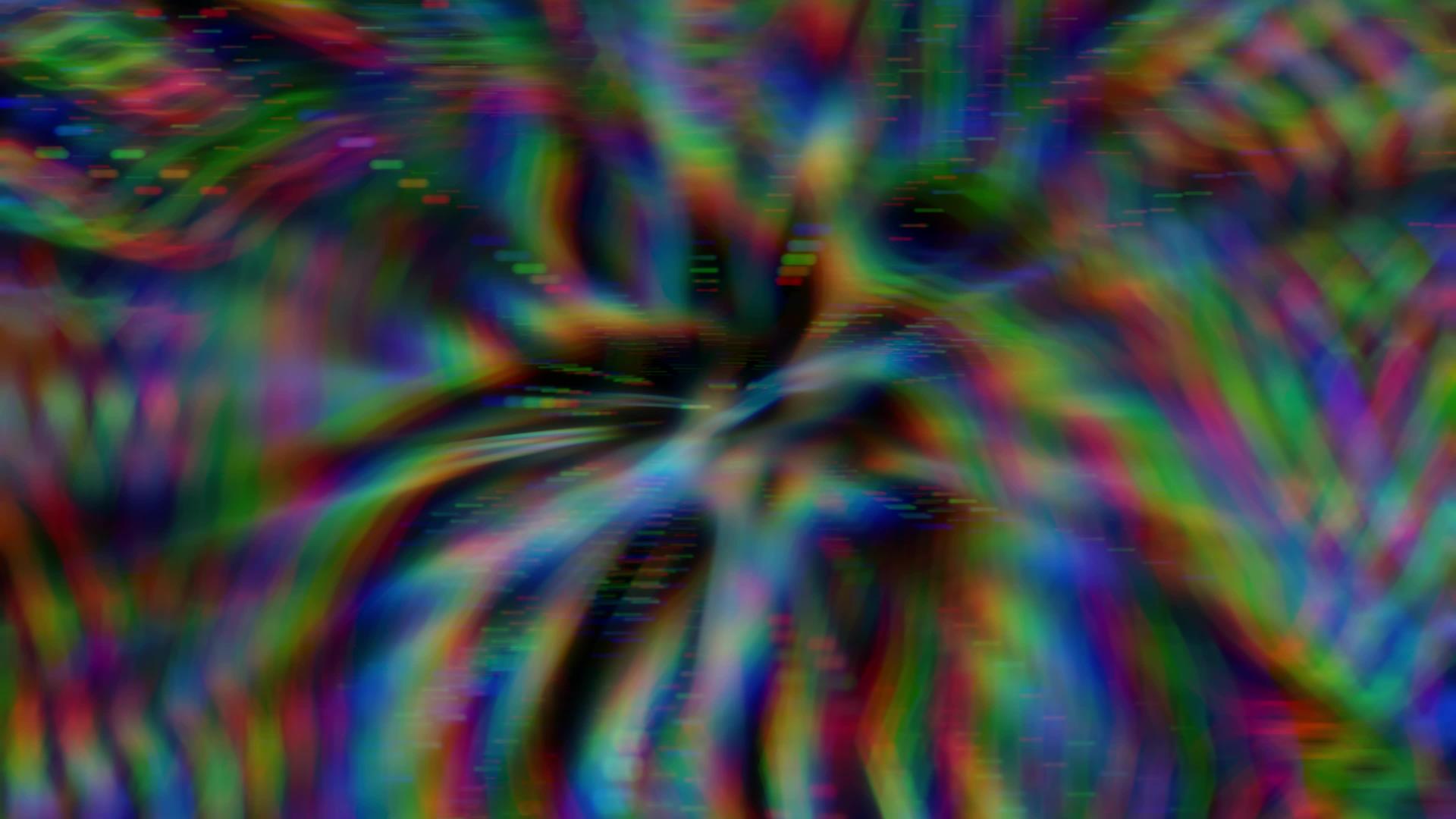 彩虹模糊背景的抽象未来闪耀视频的预览图