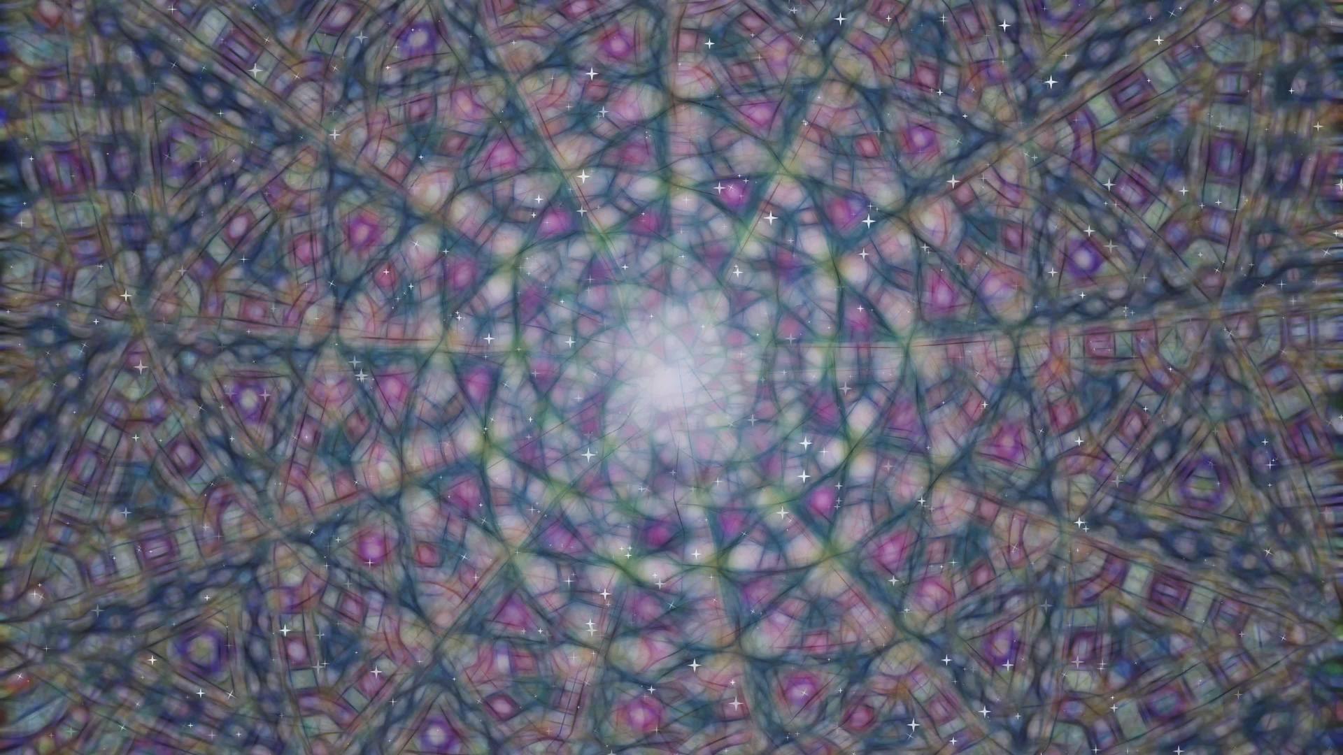抽象的多色电线千叶背景视频的预览图