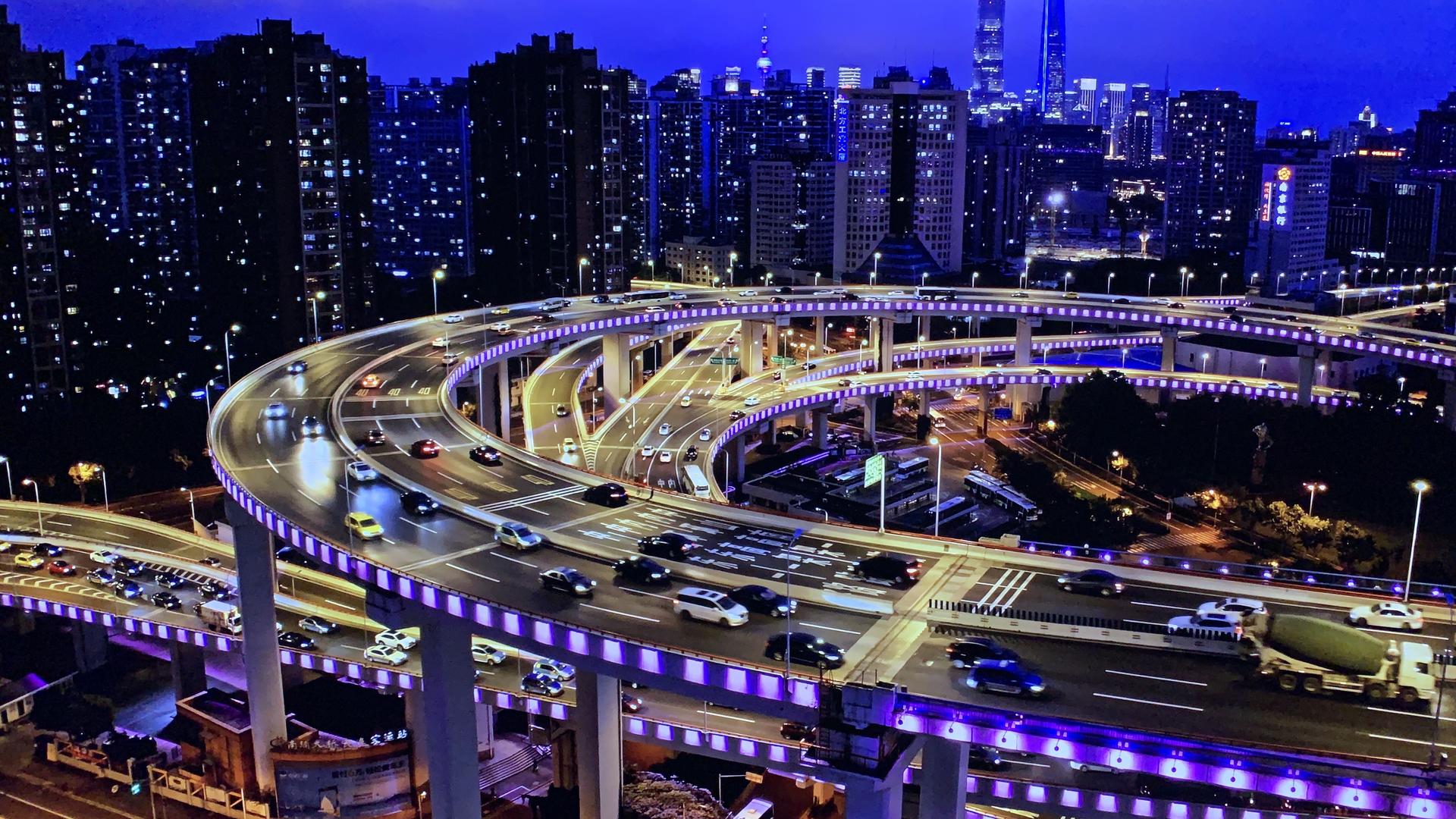 上海城市车流视频的预览图