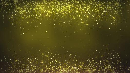 金色粒子光效合成背景视频的预览图