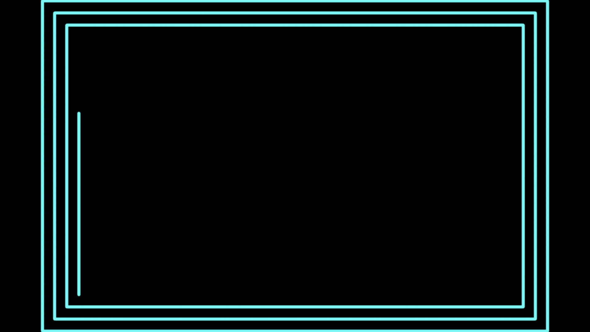 黑色背景上的催眠蓝色矩形视频的预览图