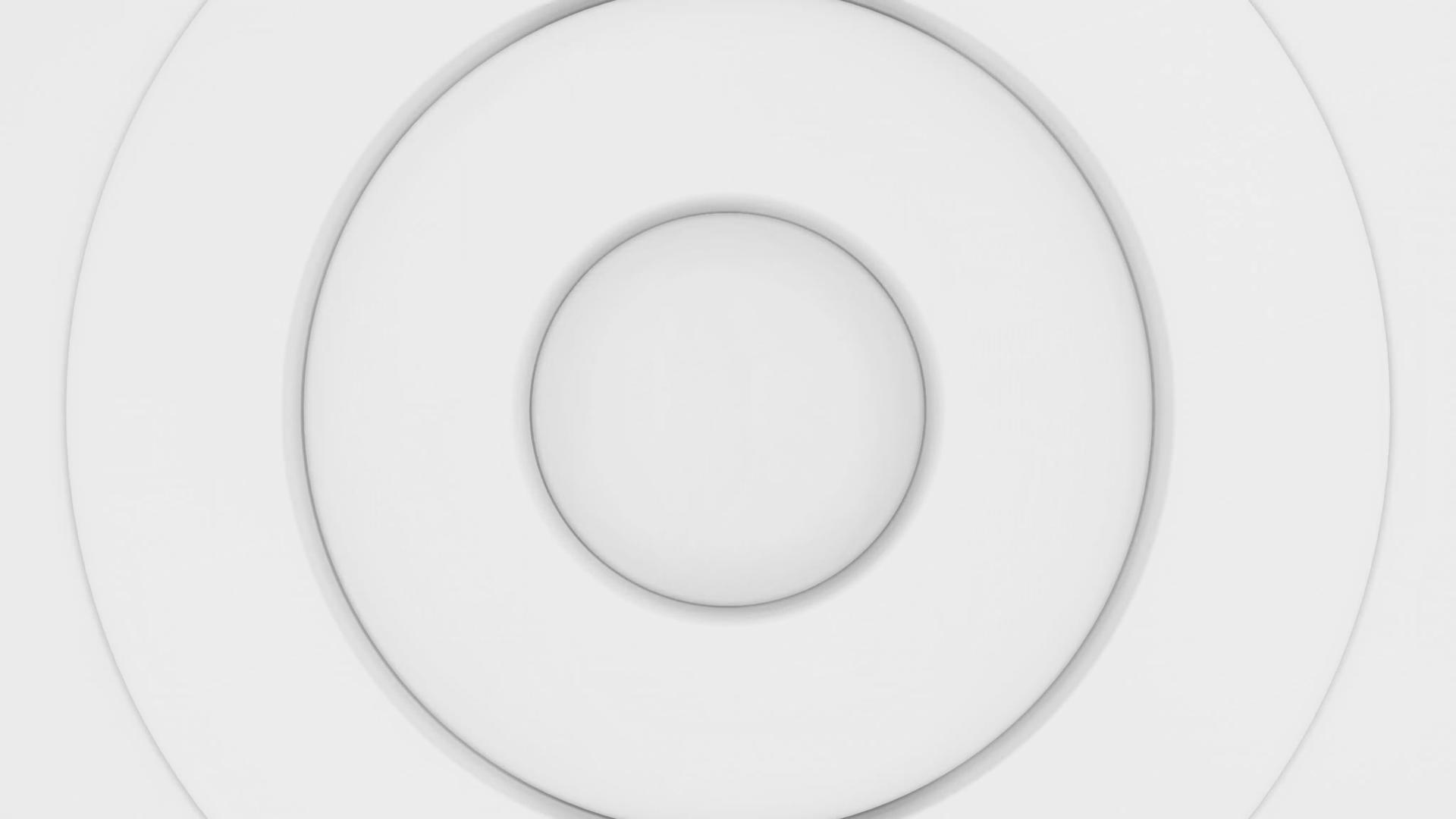 无缝循环抽象图案的白色圆形动画视频的预览图