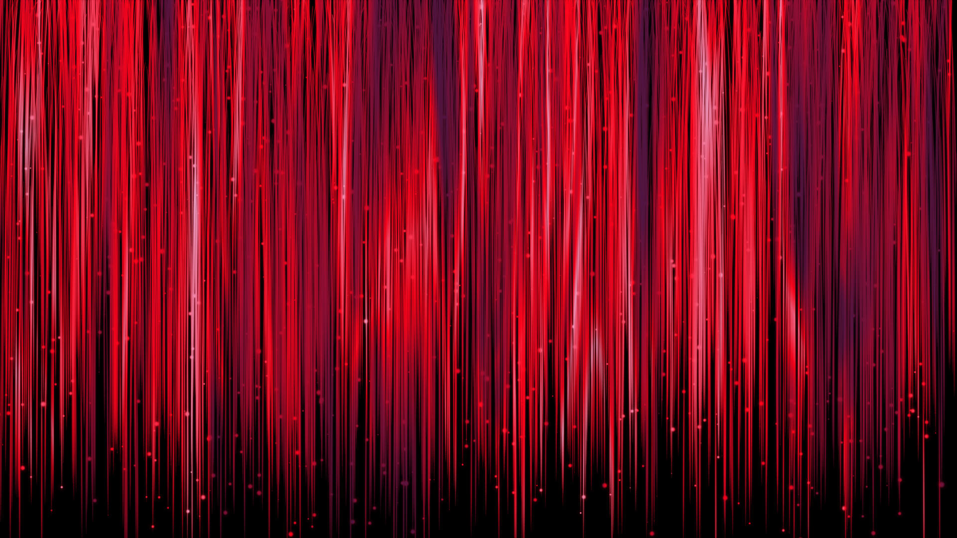 红色粒子瀑布下落视频的预览图