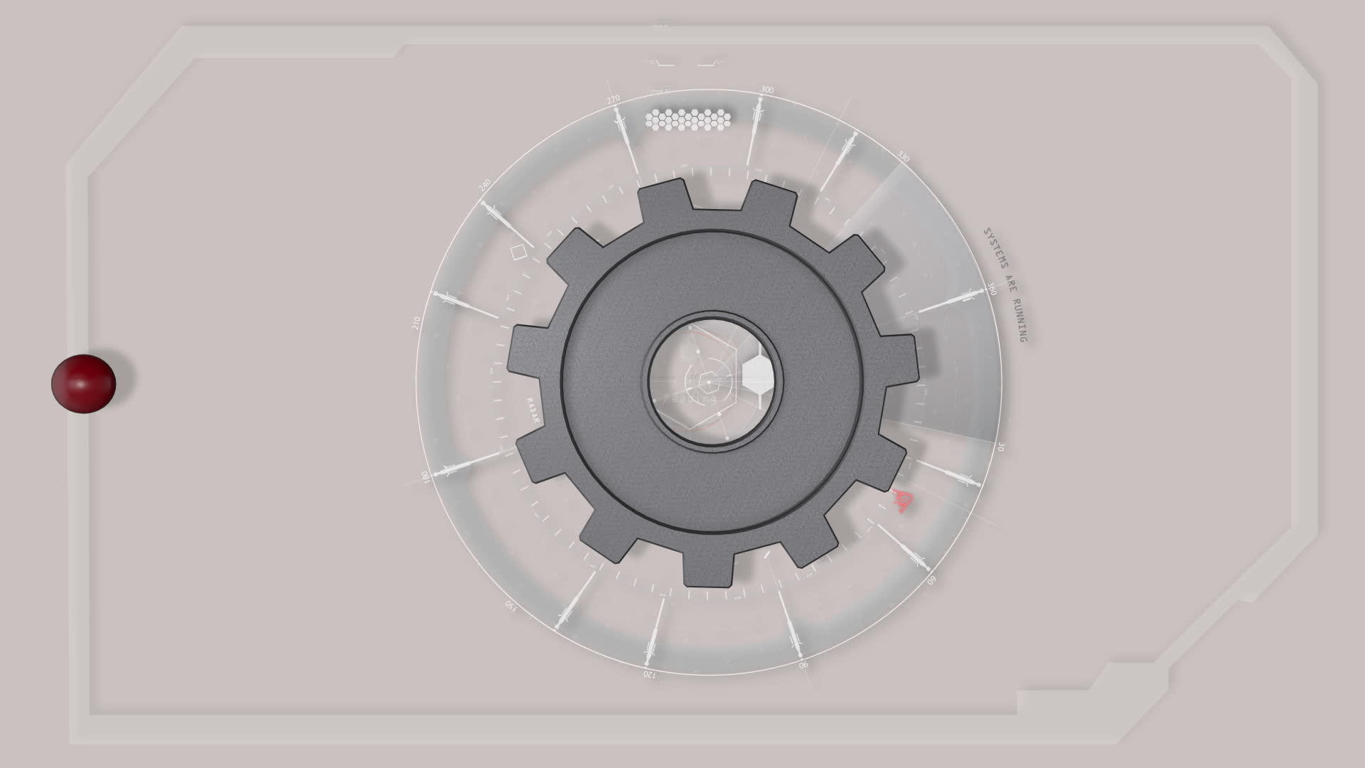 灰色抽象技术界面工具动画视频的预览图