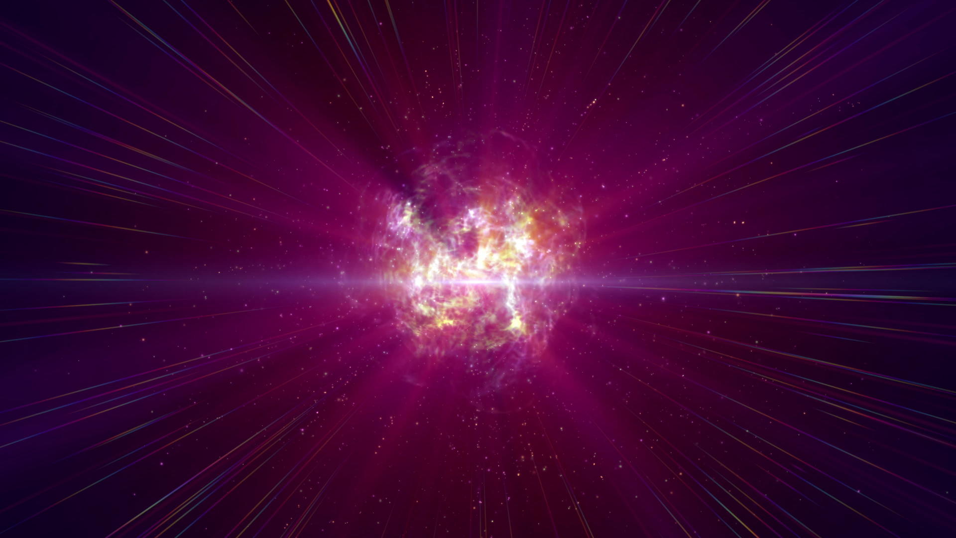 原子粒子颜色能量球4k视频的预览图
