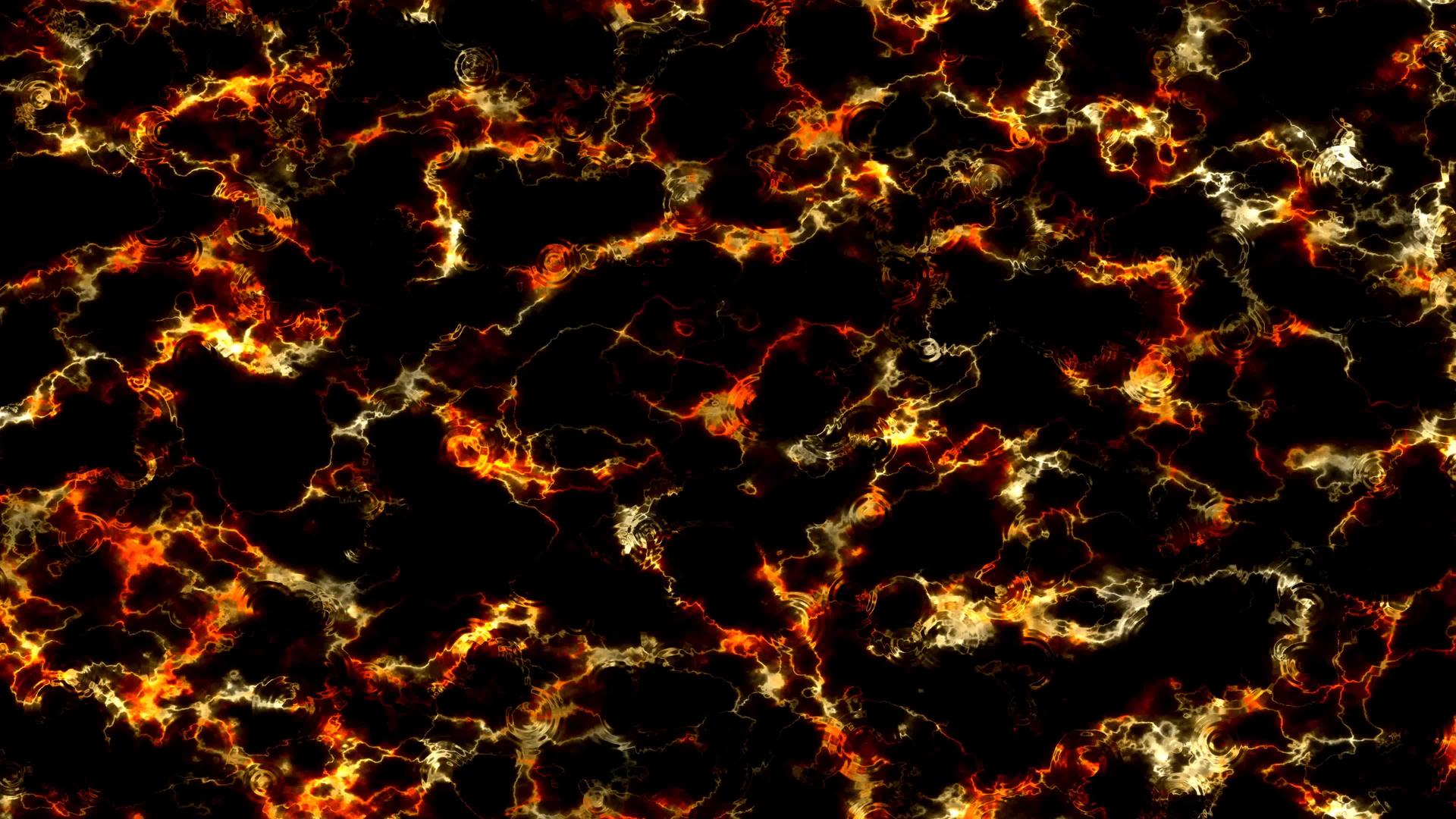岩浆火焰4公里的雨滴在黑色大理石上喷射出闪光的矿物纹理视频的预览图
