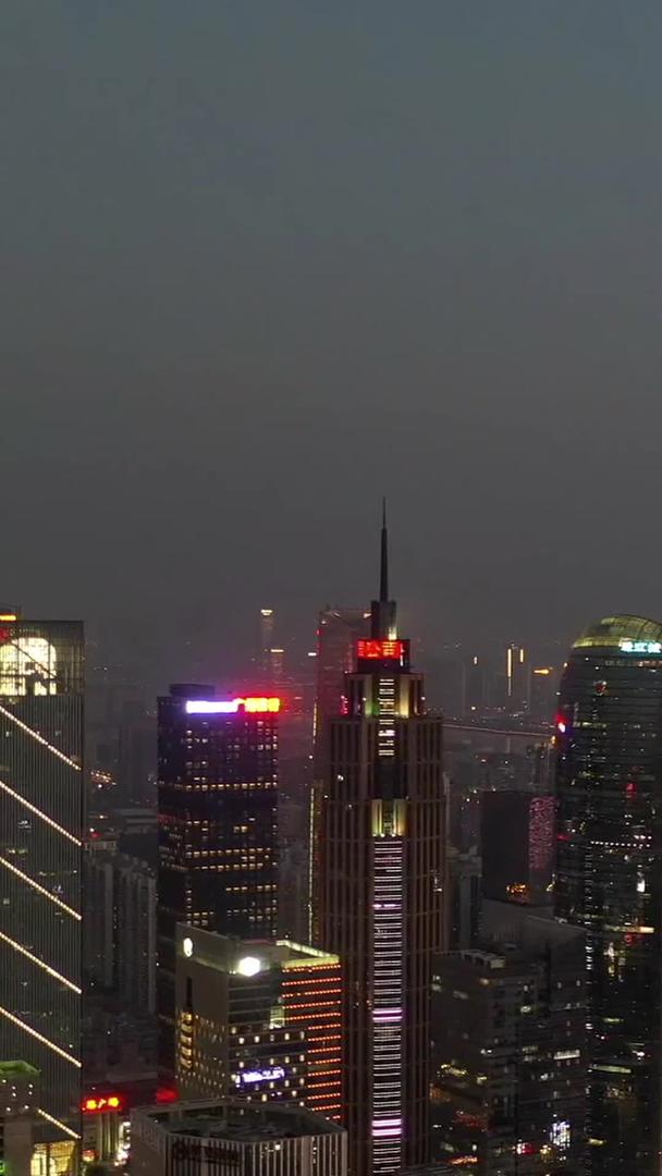 延迟广州珠江新城航拍视频的预览图