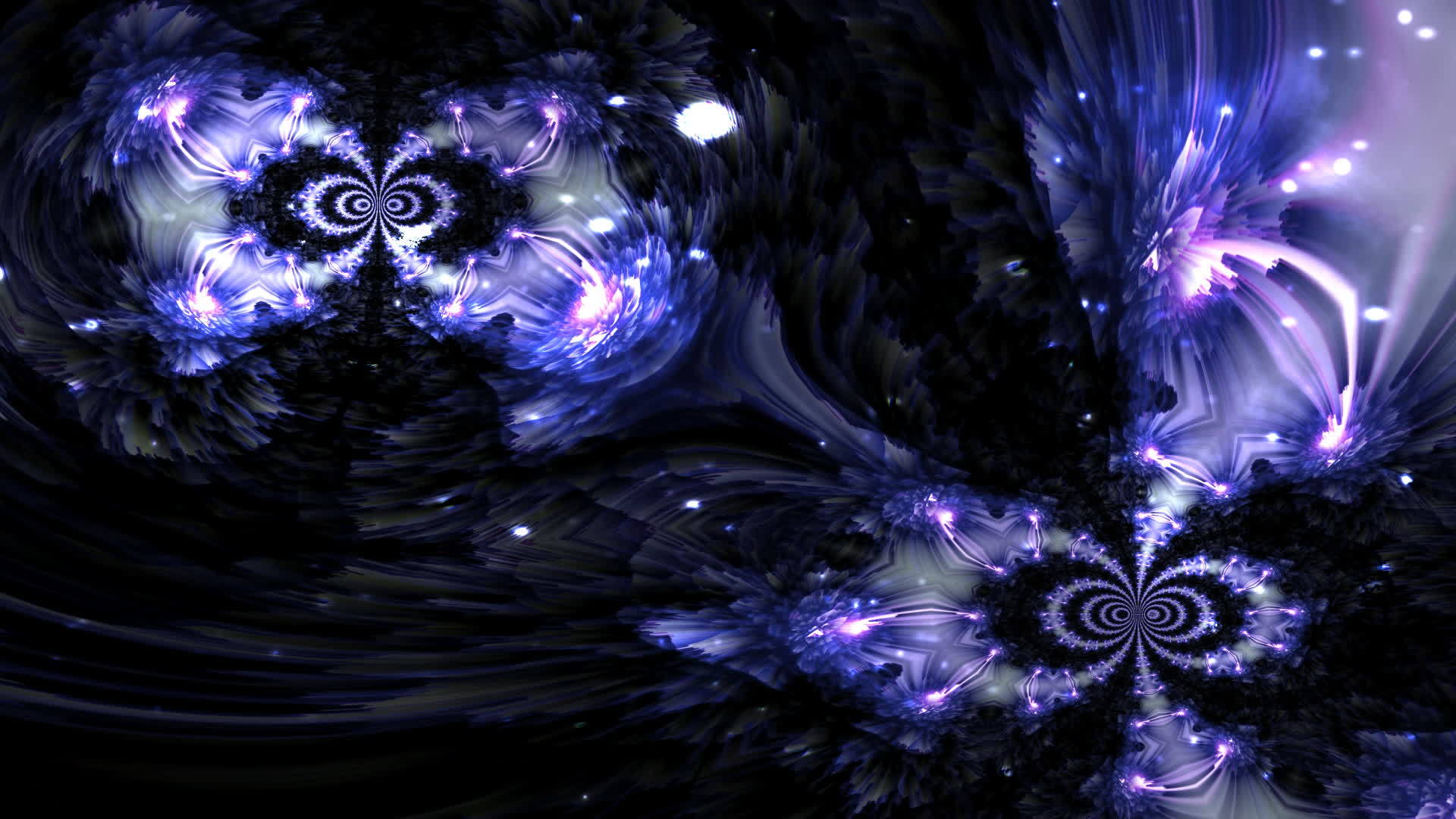 紫色和紫色浅色球背景动画视频的预览图