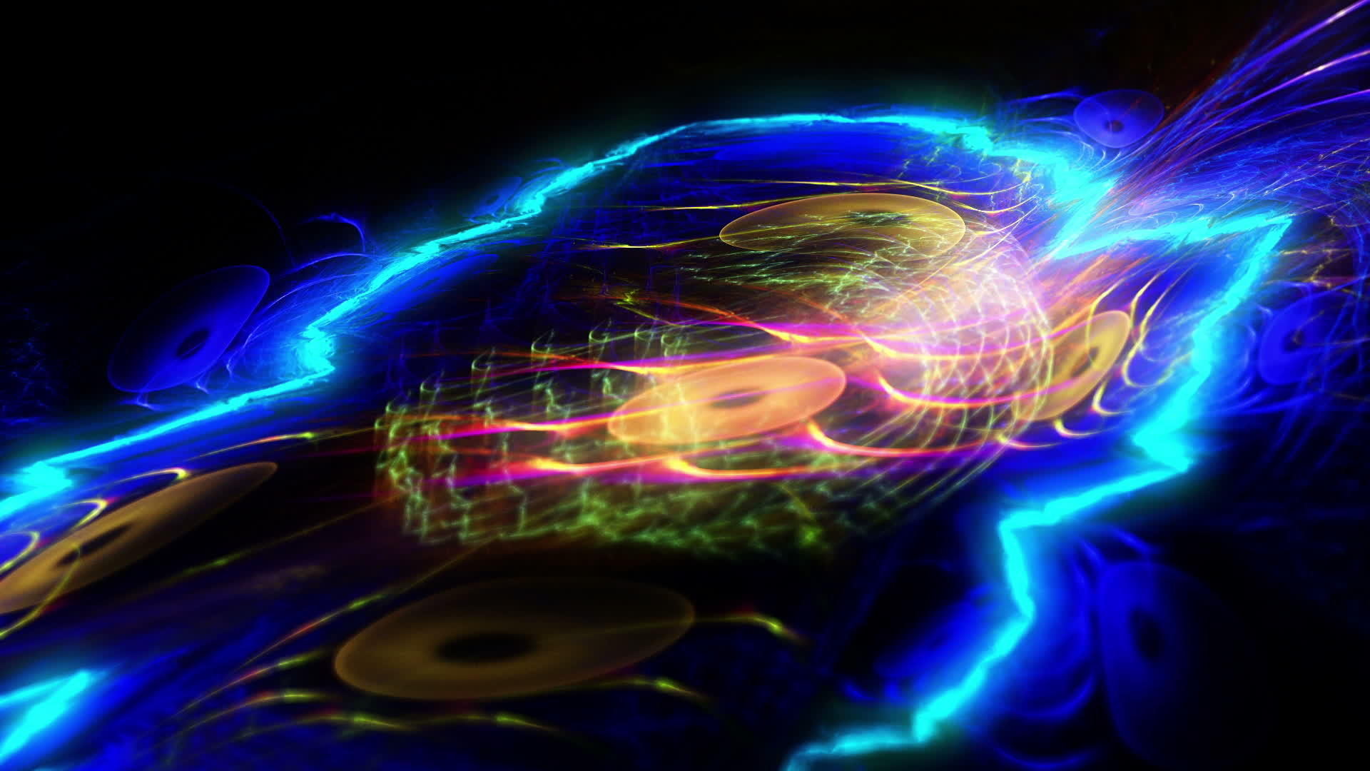 星系抽象等离子视频的预览图