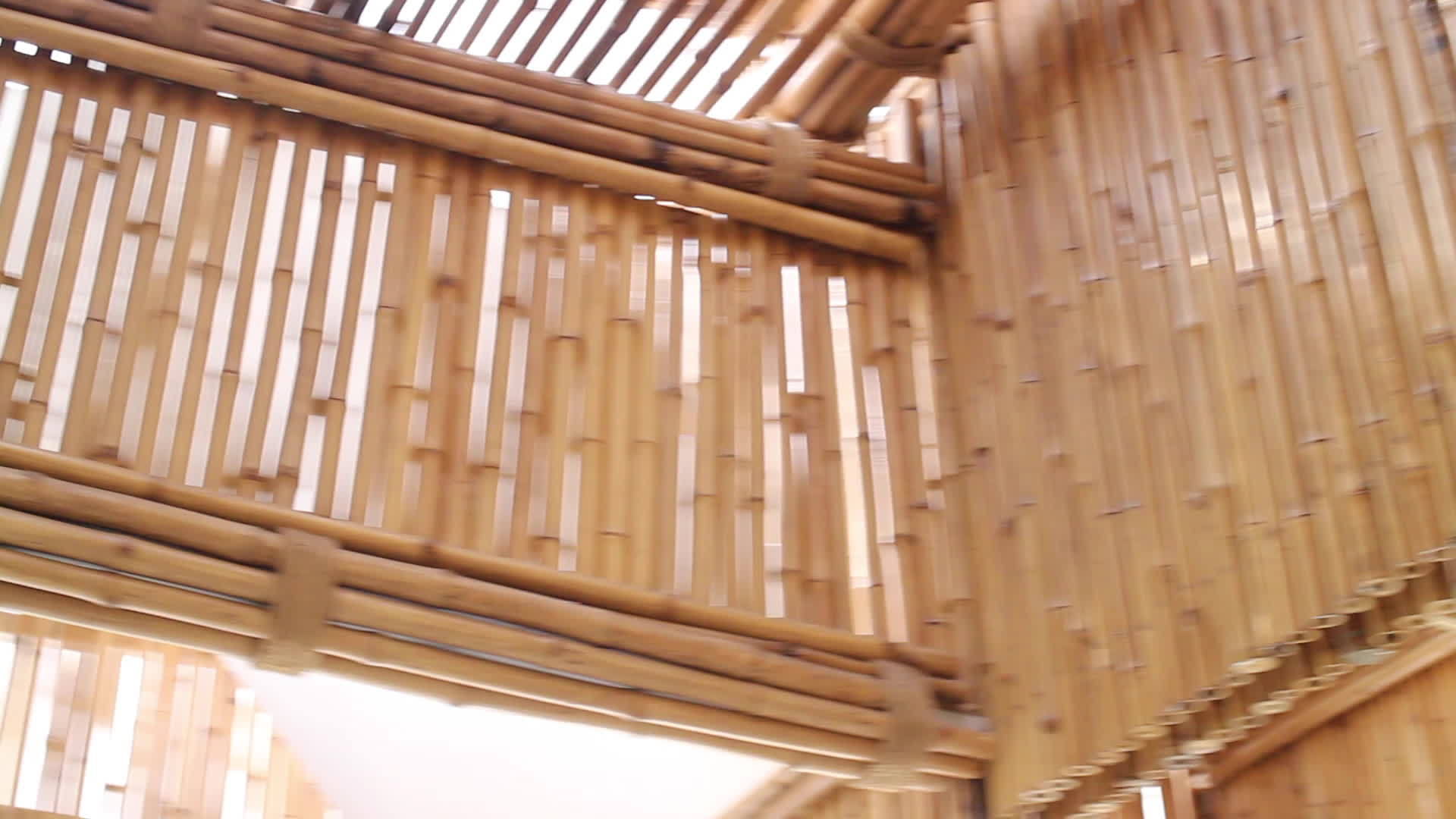 室内建筑度假胜地小竹屋视频的预览图