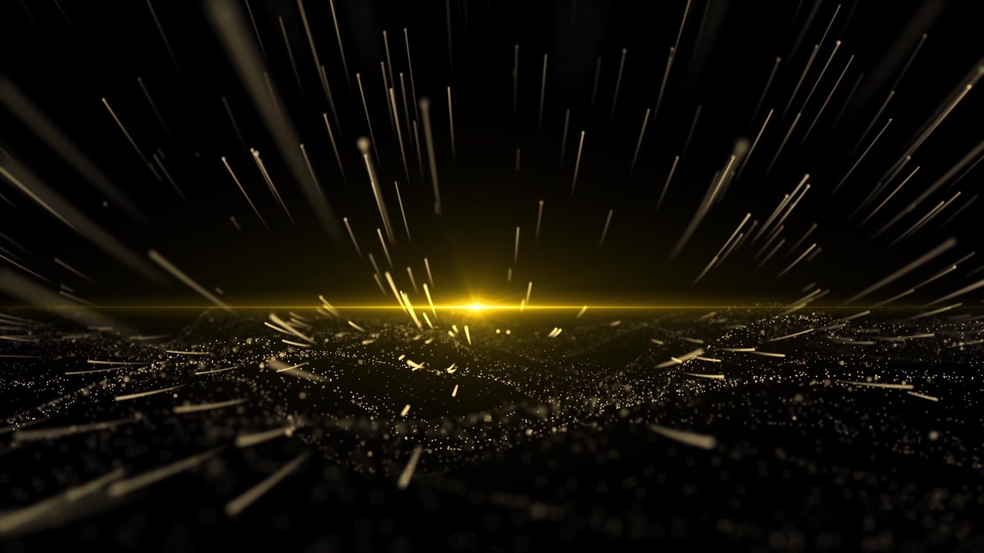 金色粒子颁奖背景视频的预览图