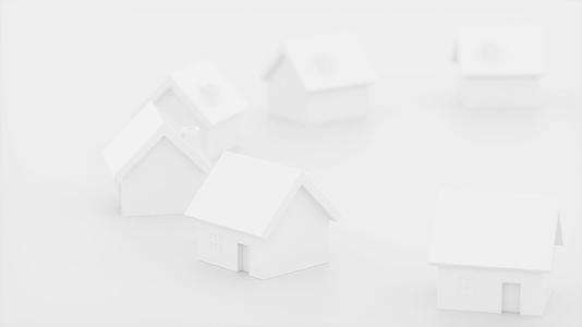 红房子白房子模型3D翻接视频的预览图