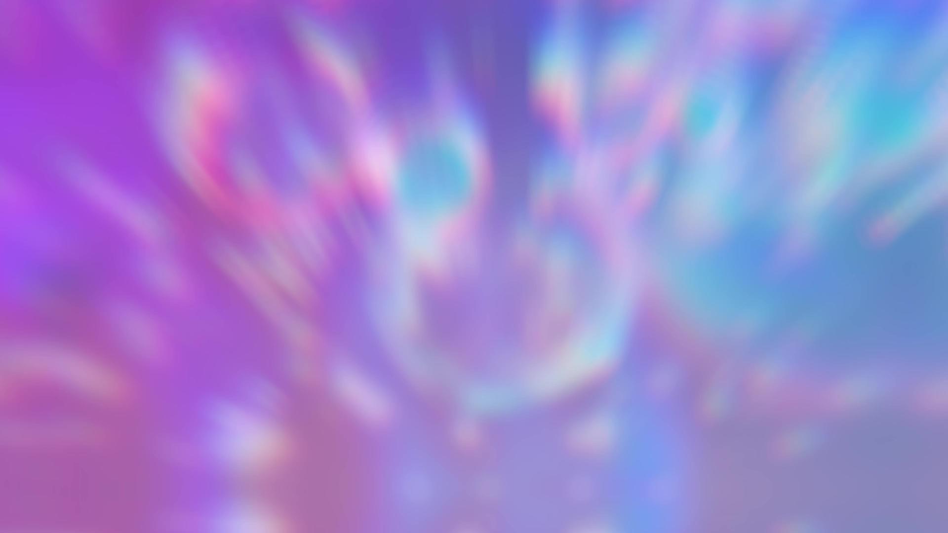 抽象梯度与旋转彩虹模糊圆圈视频的预览图