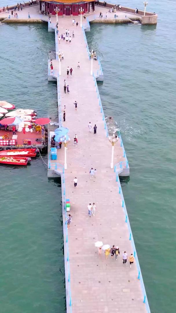 青岛栈桥航拍视频的预览图