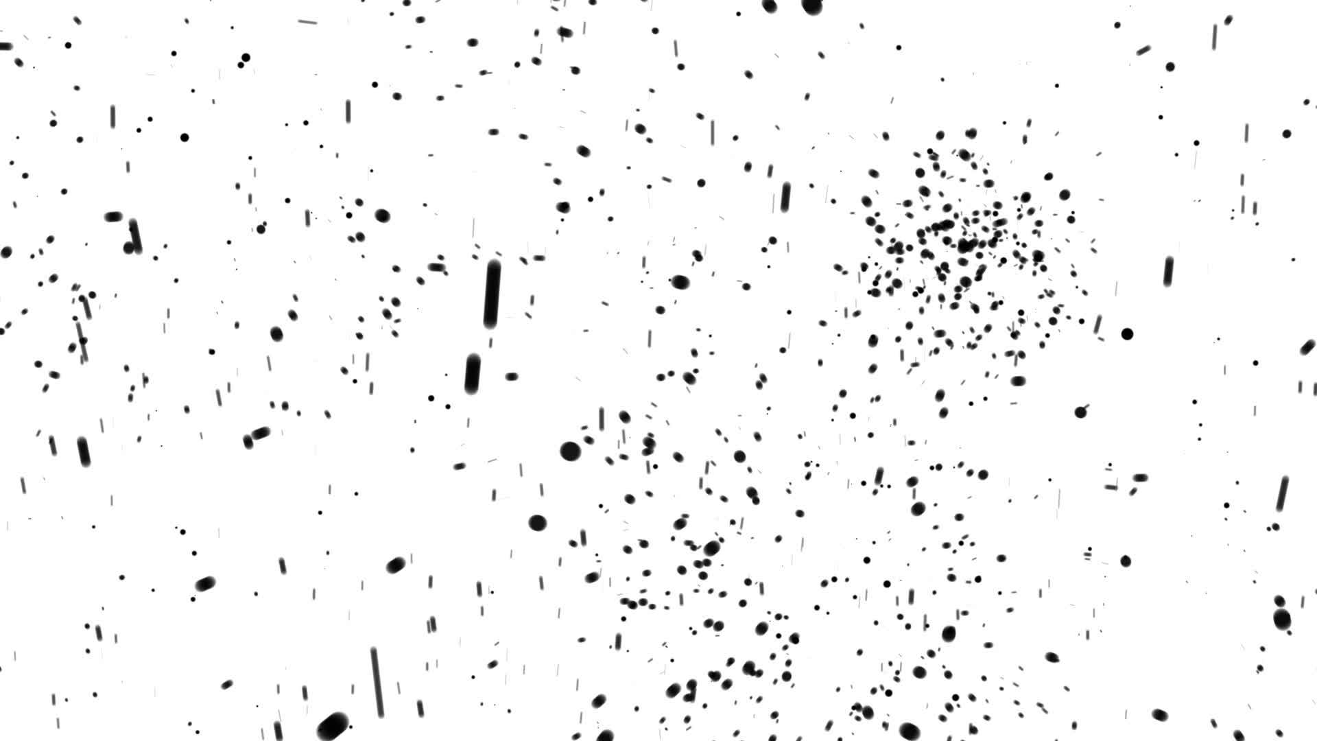 烟花黑色粒子白色背景视频的预览图