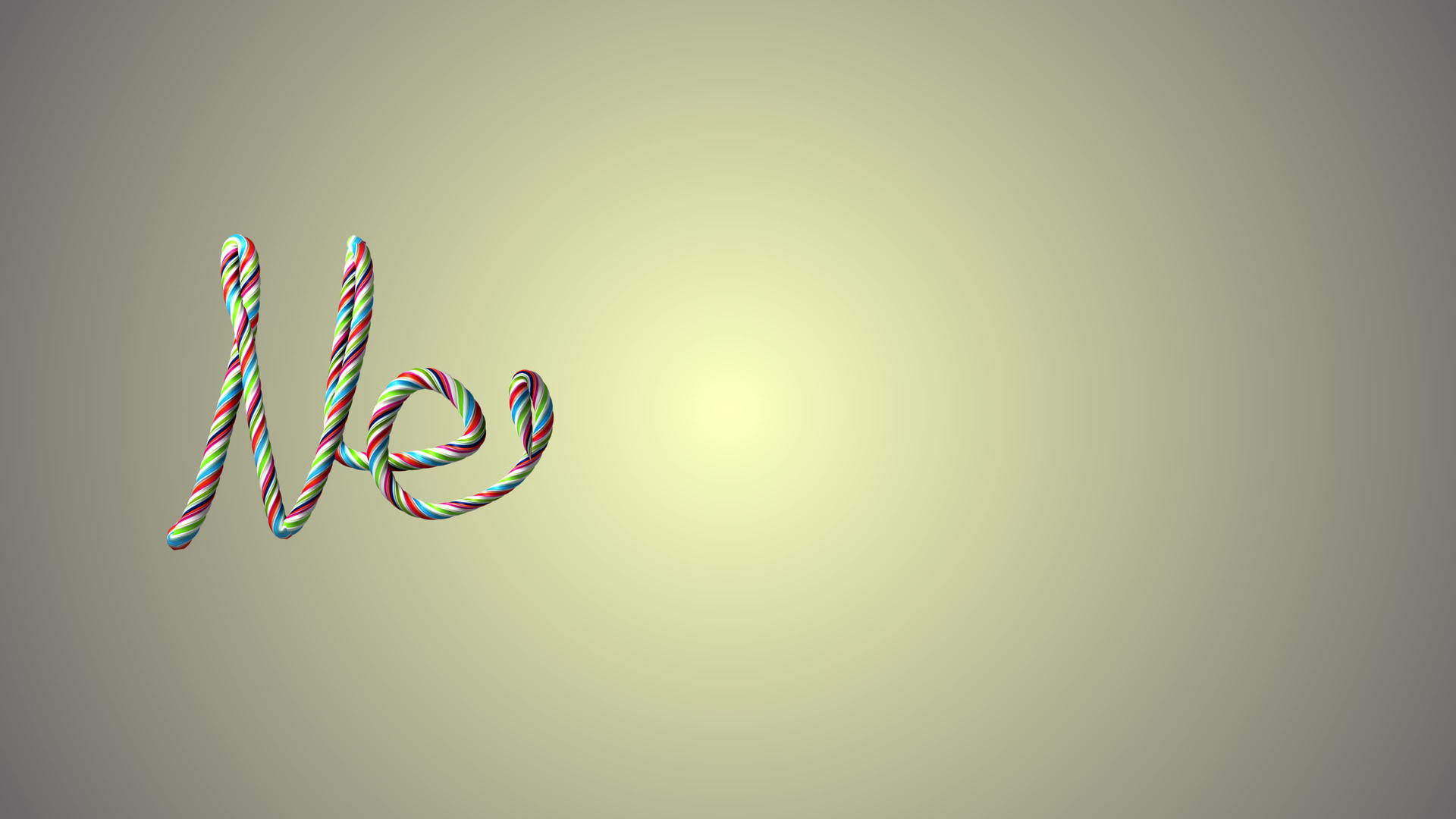 新年快乐用彩色编织线写文字绳子绳子焦糖假期图片标题视频的预览图