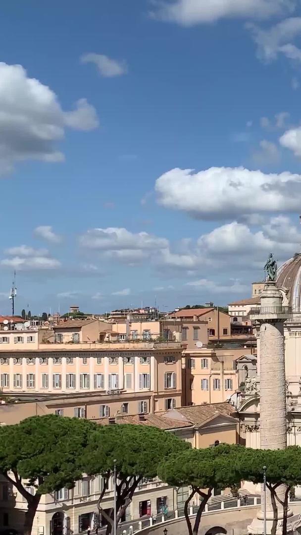 罗马城市建筑延时风景视频的预览图
