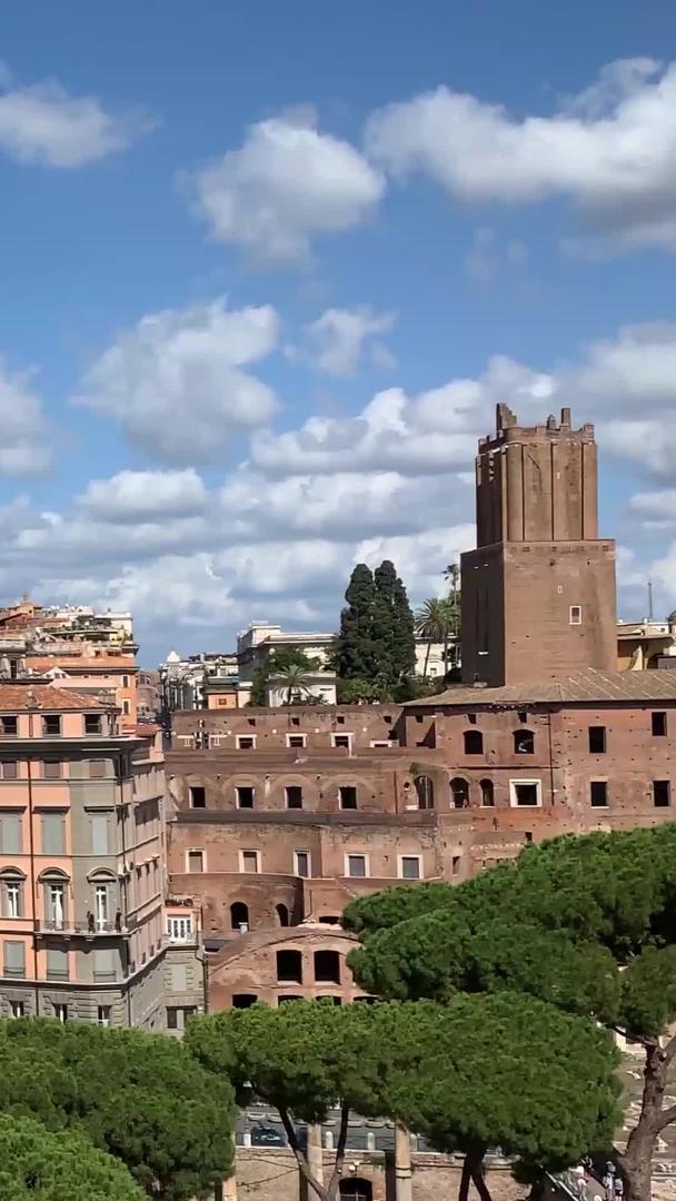 罗马城市建筑延时风景视频的预览图