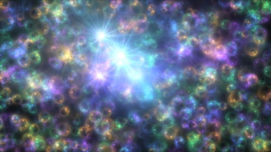 泡沫色光抽象背景4k视频的预览图