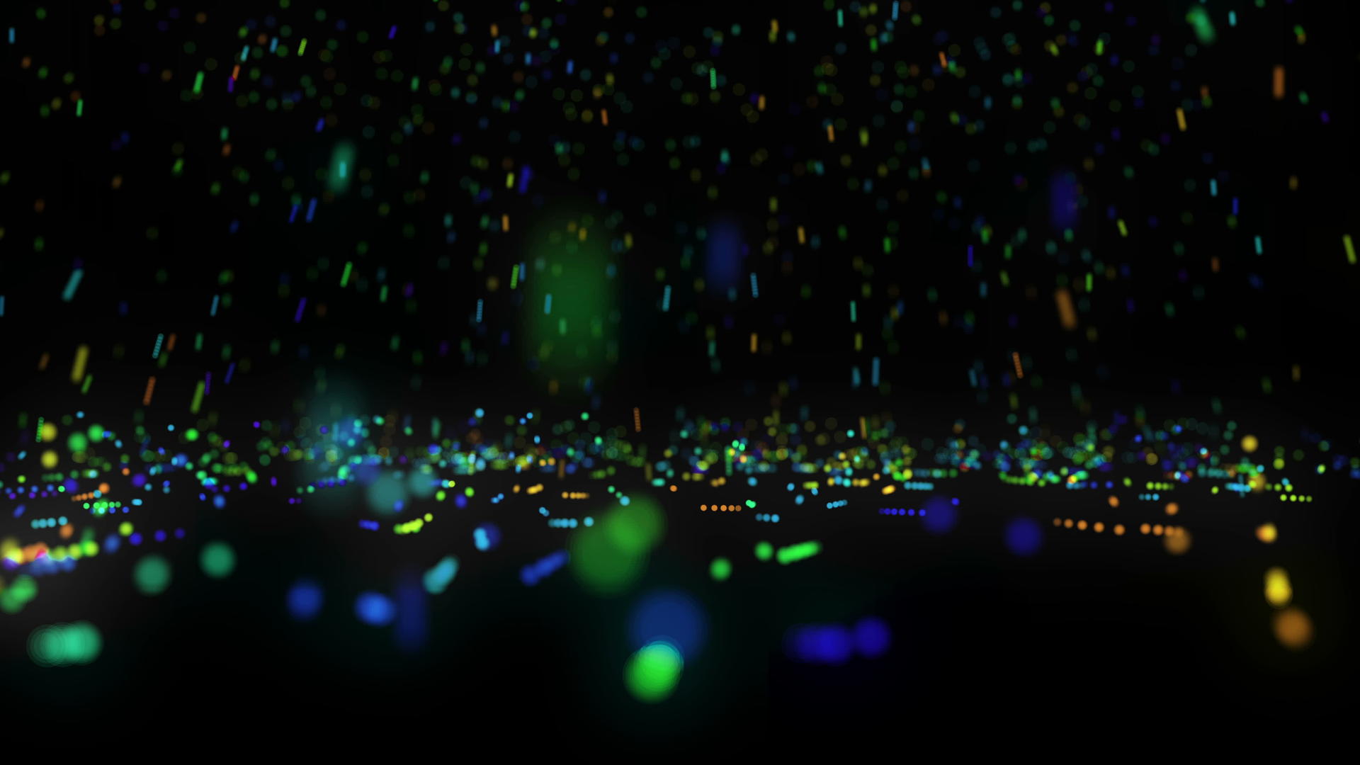 彩雨抽象粒子慢慢移动视频的预览图