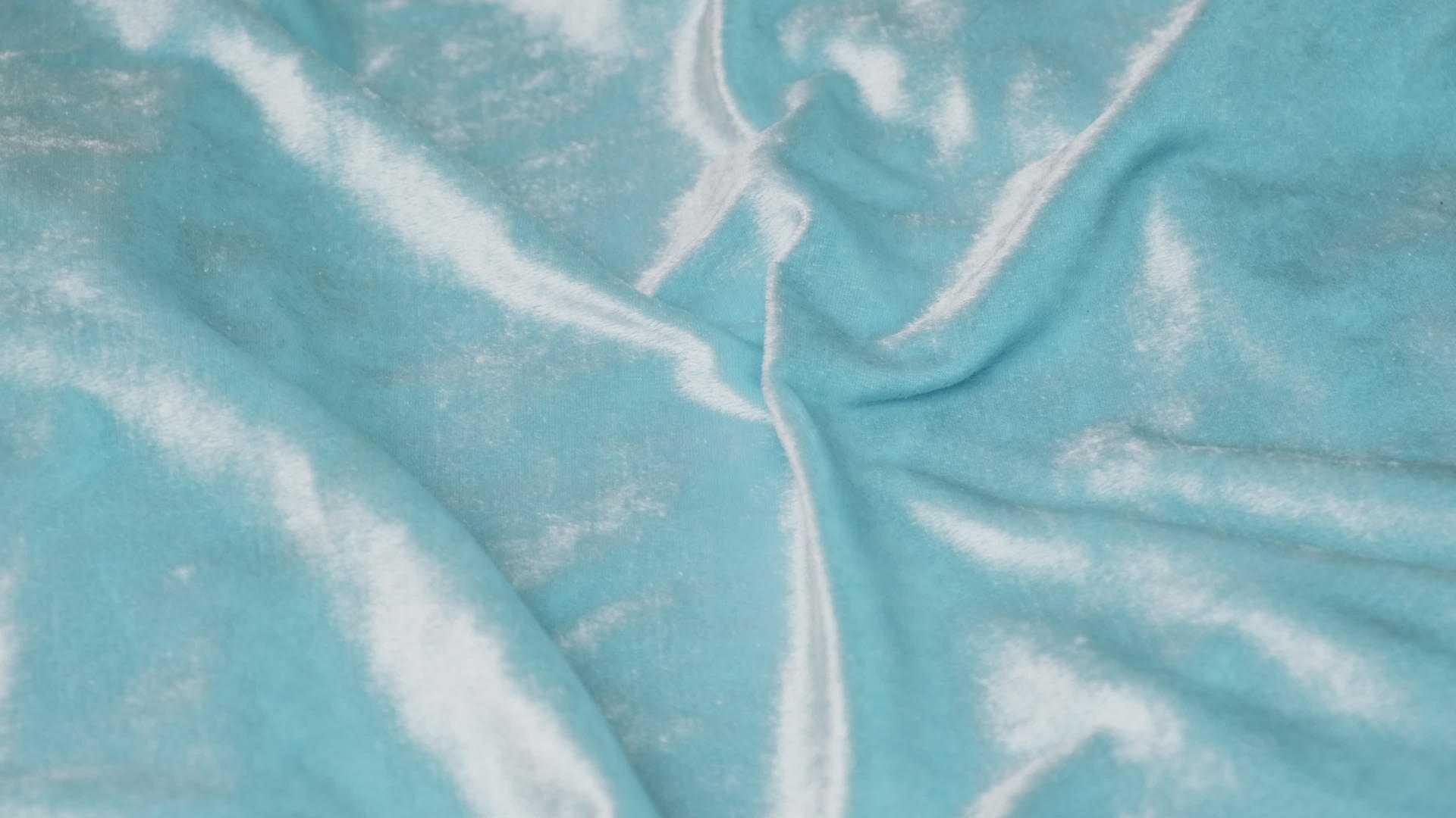 蓝色花织物扭曲最高视图视频的预览图