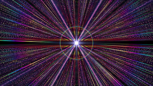 地平线的空间粒子光视频的预览图