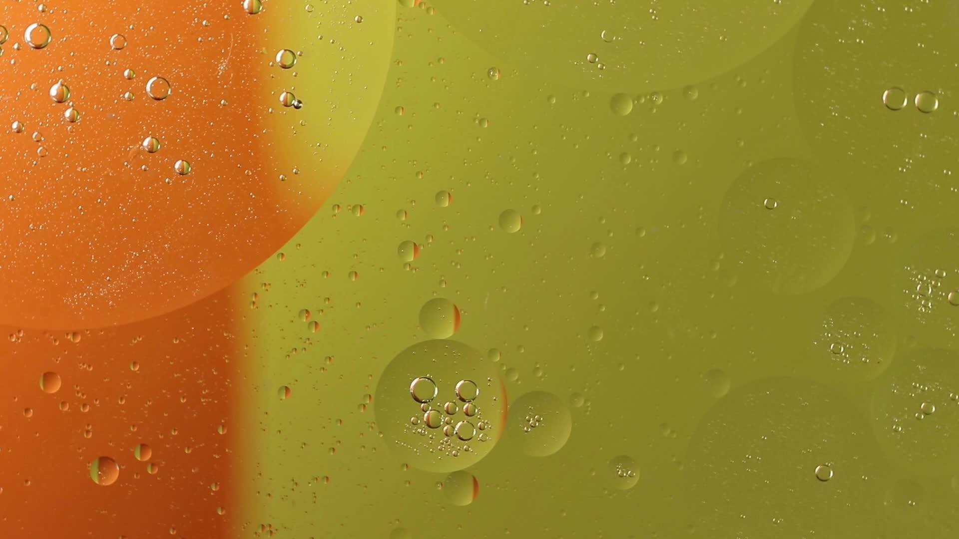 抽象片段移动油滴视频的预览图
