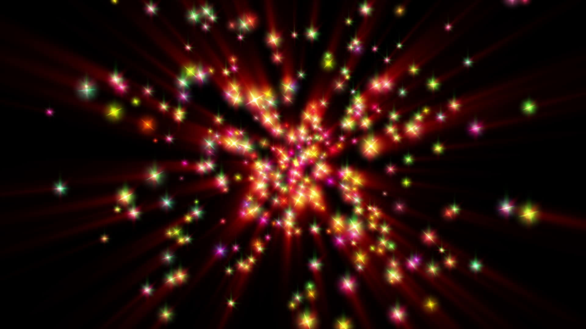 恒星颗粒彩色爆炸射线视频的预览图