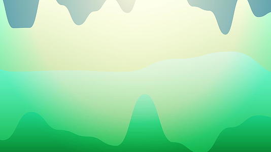 创建绿色程序波动动画视频的预览图