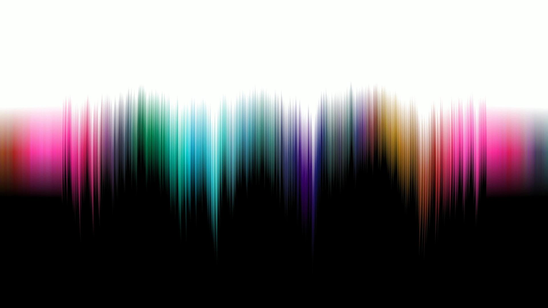从左到右移动显示器上的色谱波颜色的每个线程并放大和放大视频的预览图