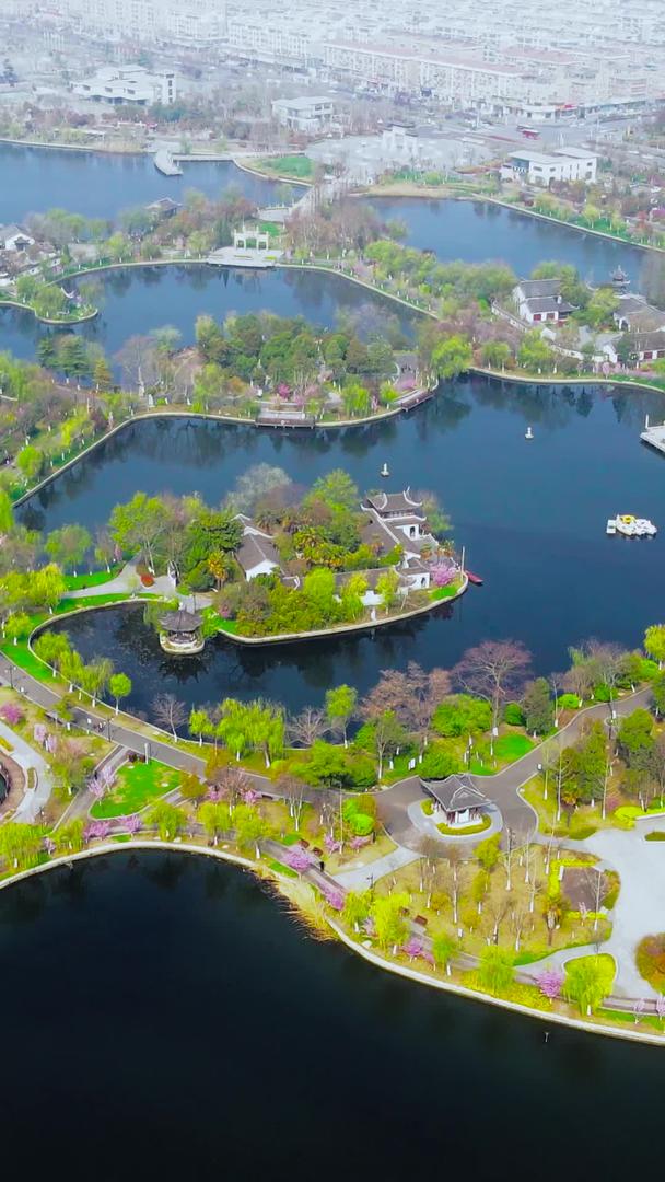 淮安地标4A景区五岛湖公园视频的预览图