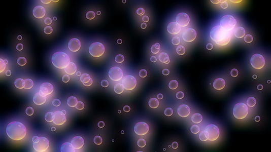 泡泡在空间中抽象飞视频的预览图