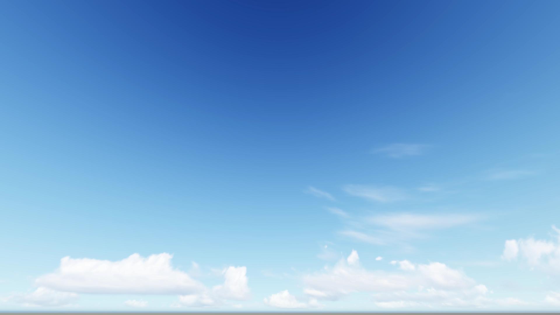 4k唯美小清新天空云朵素材视频的预览图