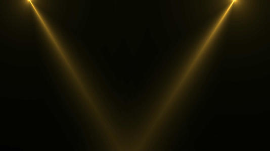 透明通道金色镭射聚光灯视频素材视频的预览图